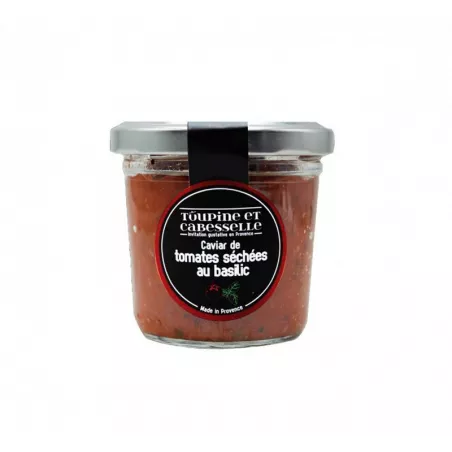 Caviar de tomates séchées au basilic 90g - Toupine et Cabesselle - 1
