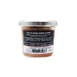 Caviar de tomates séchées au basilic - Dégustez l'intensité du goût méditerranéen