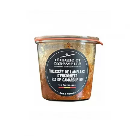 Fricassée de Lamelles d'Encornets et Riz de Camargue IGP - 1