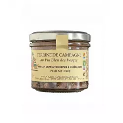 Terrine de Campagne au vin bleu des vosges 100g Maison Robert