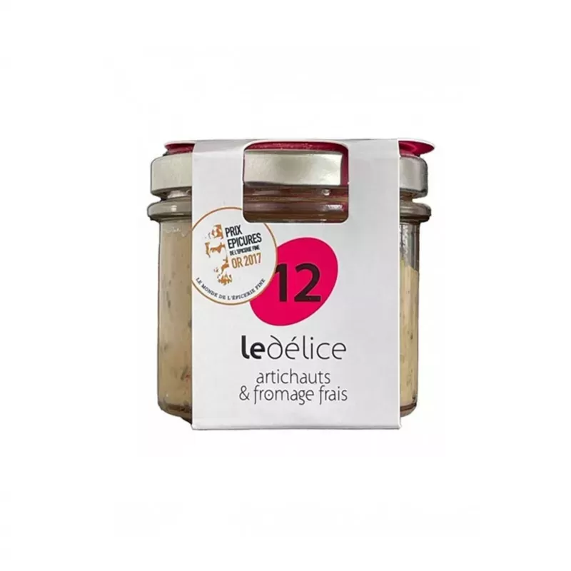 Délice d'Artichauts et fromage frais 90g Secrets de Famille