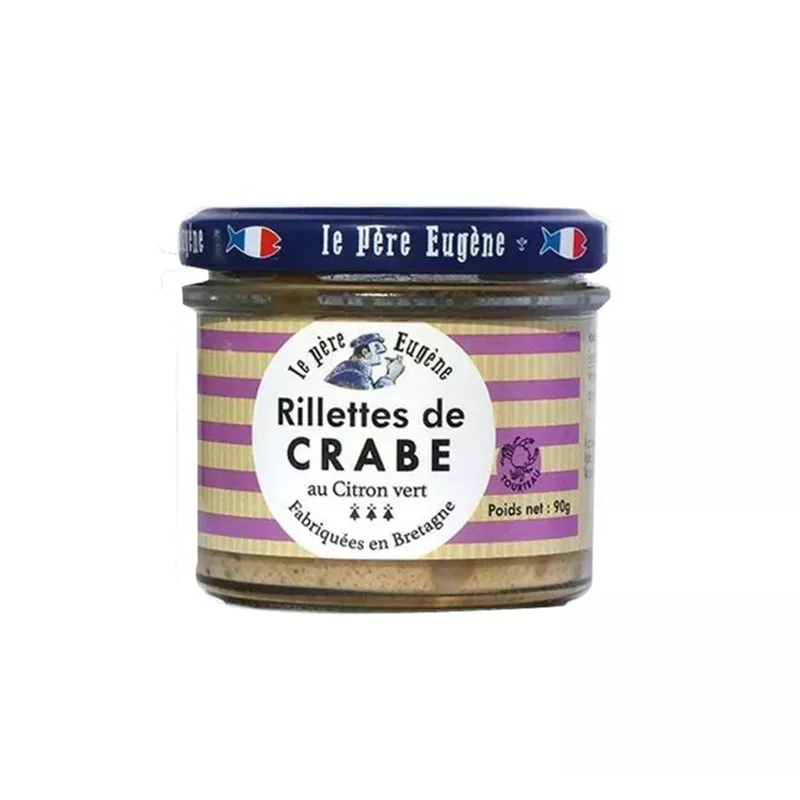 Rillettes de Crabe au Citron vert 90g - Le Père Eugène Rillettes de Crabe au Citron vert 90g - Le Père Eugène