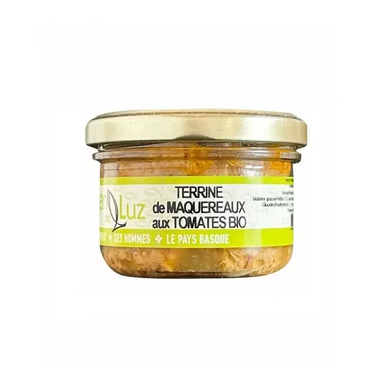 Terrine de Maquereaux aux Tomates Bio - Jean De Luz 85g - 1