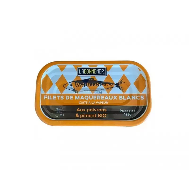 Filets de Maquereaux aux Poivrons et au Piment Bio 125g 