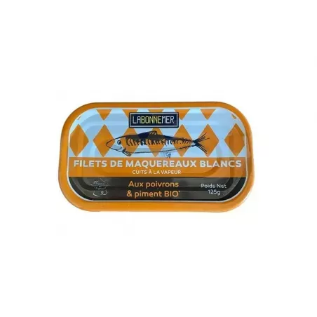 Filets de Maquereaux aux Poivrons et au Piment Bio 125g 