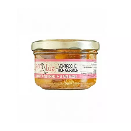 Ventrèche Thon Germon 100g de Jean de Luz - Spécialité basque