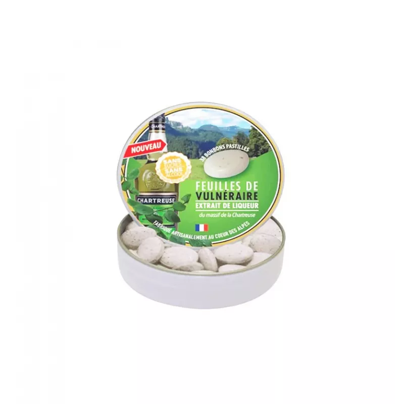 Pastilles aux feuilles de vulnéraire et Chartreuse - 1 Pastilles aux feuilles de vulnéraire et Chartreuse - 1