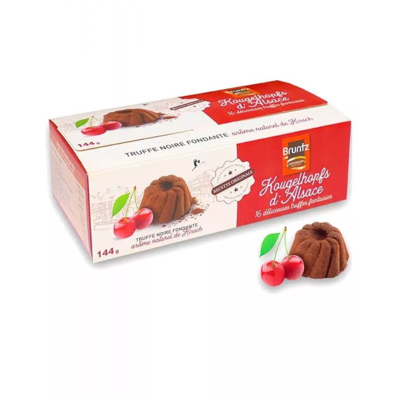 Ballotins Truffe Noire fondante Kirsch 144g - Bruntz BRUNTZ
