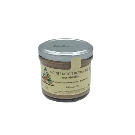 Mousse foie de volailles aux morilles - Maison Robert 100g - 1