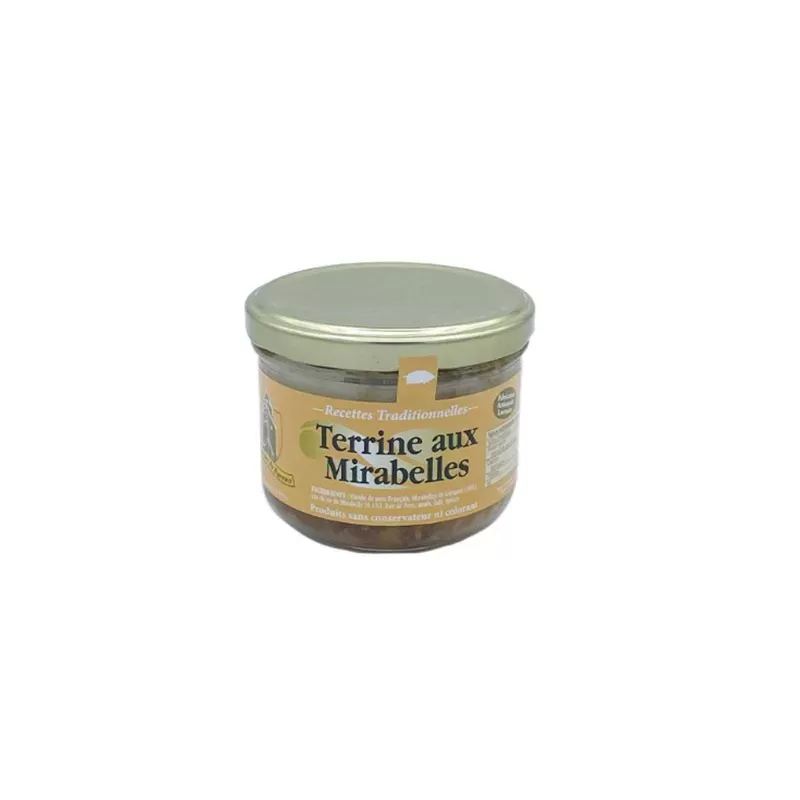 Terrine Lorraine aux Mirabelles 200g Les Terrines du Barrois