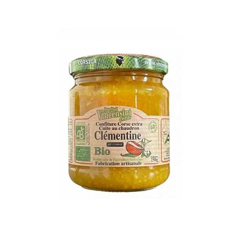 Délice artisanal: Confiture de Clémentine Bio 250g