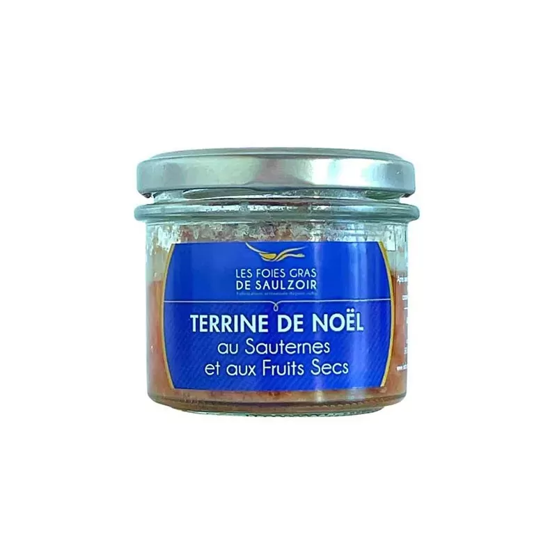 Terrine de Noël au Sauternes et aux Fruits Secs