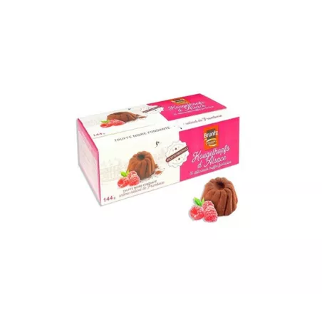 Ballotins Kougelhopfs Truffe Noire fondante Framboises 144g BRUNTZ