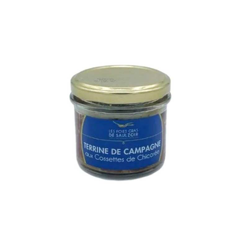 Terrine de Campagne aux Cossettes de Chicorée 90g 