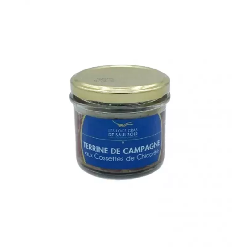 Terrine de Campagne aux Cossettes de Chicorée 90g - 1