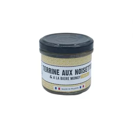 errine aux Noisettes et à la Bière Mongy Triple 90g, délicieuse et onctueuse.