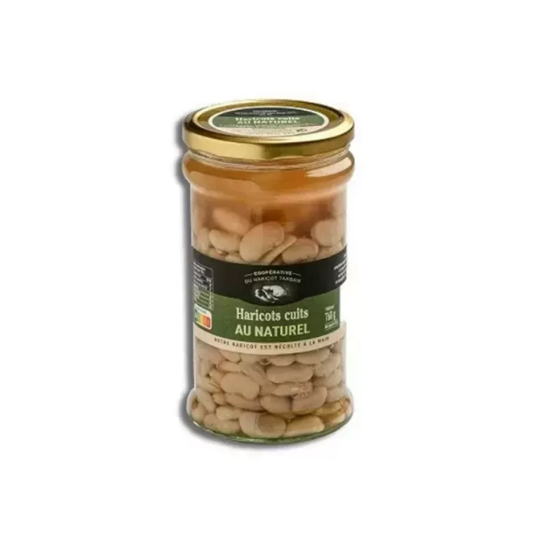 Haricots Cuits au Naturel 760g Coopérative du Haricot Tarbais