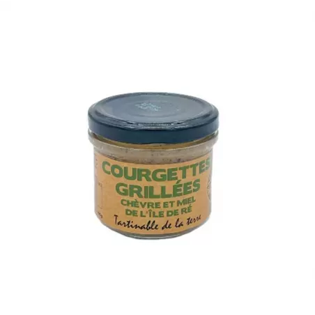 Tartinable Courgettes Grillées, Chèvre et Miel de l'Ile de Ré 90g 