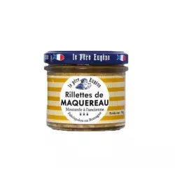Rillettes de maquereaux à la moutarde à l'ancienne 90g 