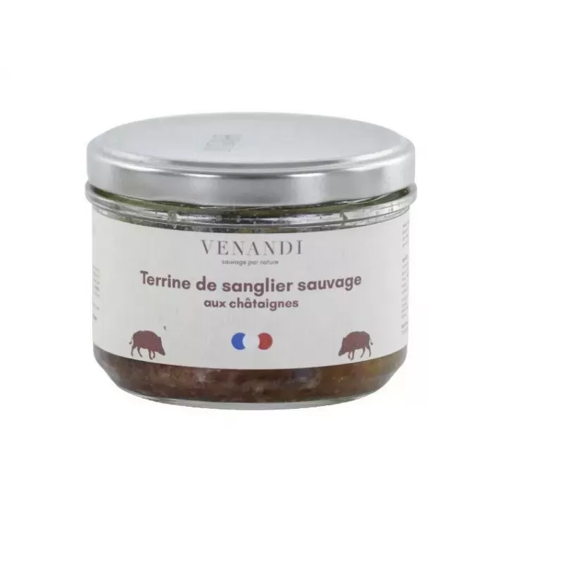 Terrine Sanglier Sauvage aux Châtaignes - VENANDI - 1