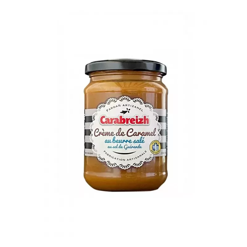 Crème Caramel au Beurre Salé au Sel de Guérande 220g Carabreizh