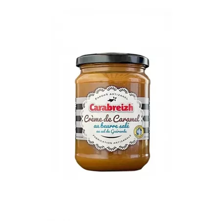 Crème Caramel au Beurre Salé au Sel de Guérande 220g Carabreizh