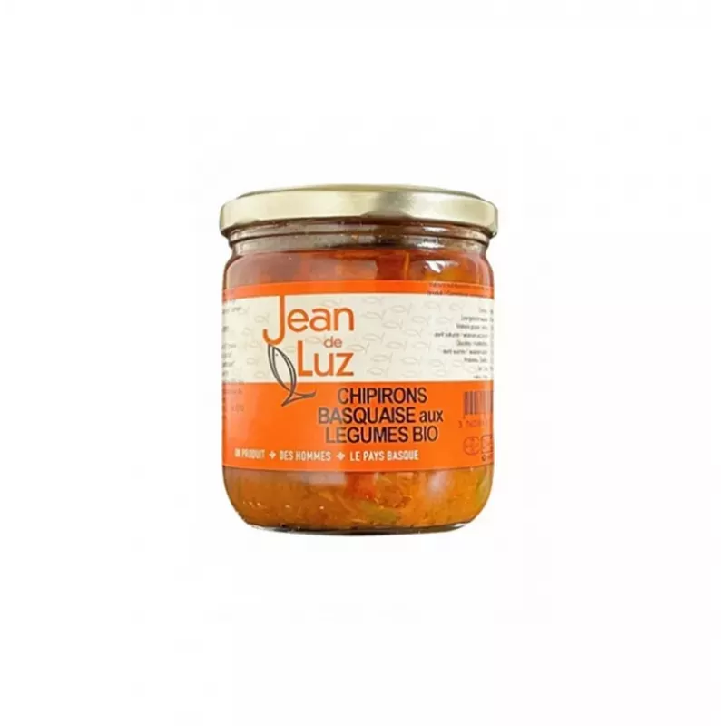 Chipirons à la Basquaise 380g en conserve - spécialité basque