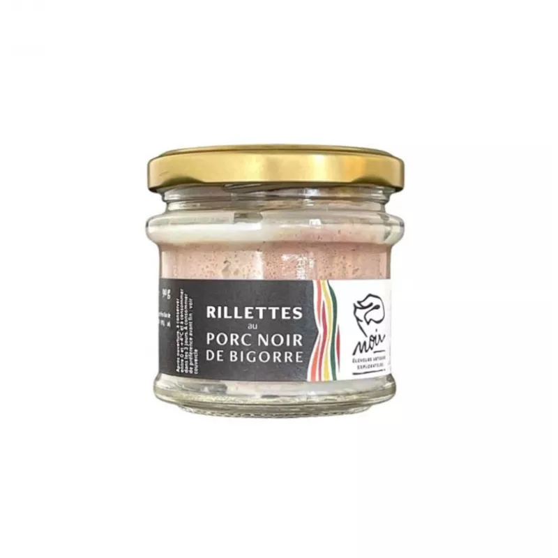 Rillettes Porc Noir de Bigorre AOP 90g Le Noir de Bigorre Rillettes Porc Noir de Bigorre AOP 90g Le Noir de Bigorre
