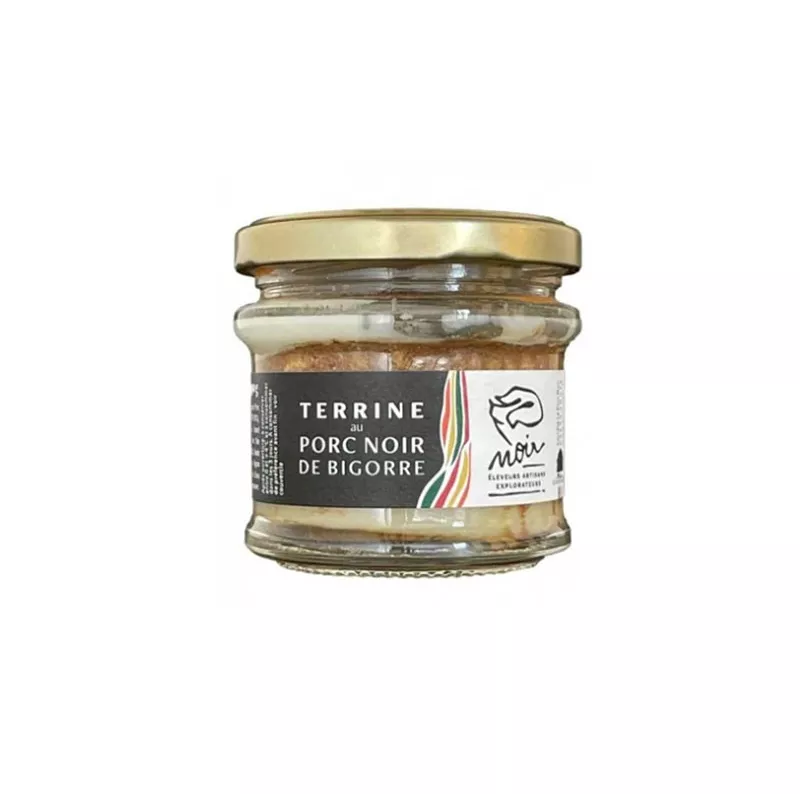 Terrine au Porc Noir de Bigorre 90g Le Noir de Bigorre Terrine au Porc Noir de Bigorre 90g Le Noir de Bigorre