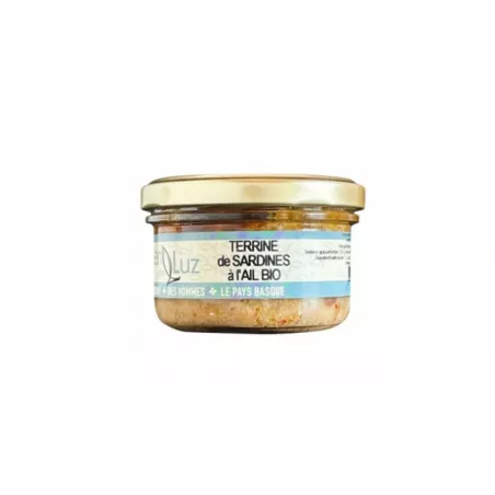 Terrine de Sardines à l'Ail Bio 85g - Jean de Luz - 1