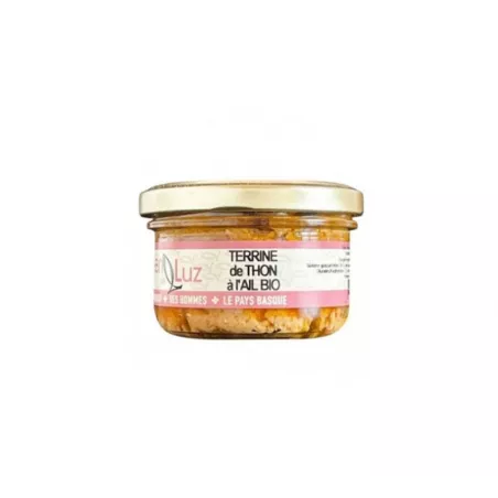 Terrine de Thon à l'ail Bio 85g - Jean de Luz - 1