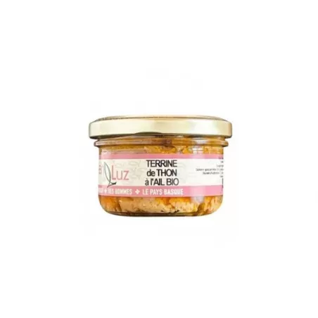 Terrine de Thon à l'ail Bio 85g - Jean de Luz - 1