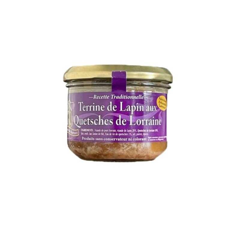 Terrine de lapin aux Quetsches de Lorraine 200g - Délice du Terroir