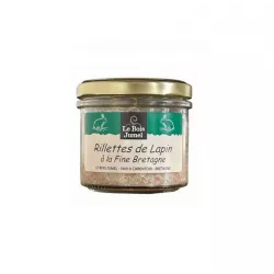Rillettes de Lapin à la Fine de Bretagne 90g - Le Bois Jumel - 1