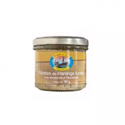 Rillettes de Harengs Fumés Moutarde à l'Ancienne 90g.