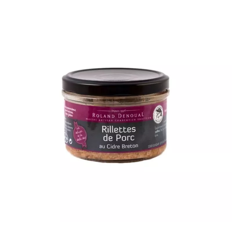 Rillettes de porc au cidre 100g Rillettes de porc au cidre 100g