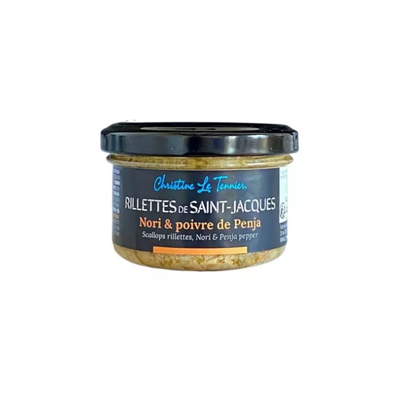 Rillettes de Saint Jacques au Nori & Poivre de Penja - Vente En Ligne