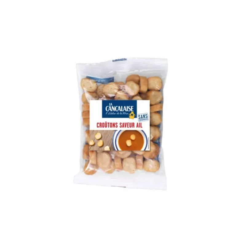 Croûtons à l'Ail 75g - La Cancalaise La Cancalaise Croûtons à l'Ail 75g - La Cancalaise La Cancalaise