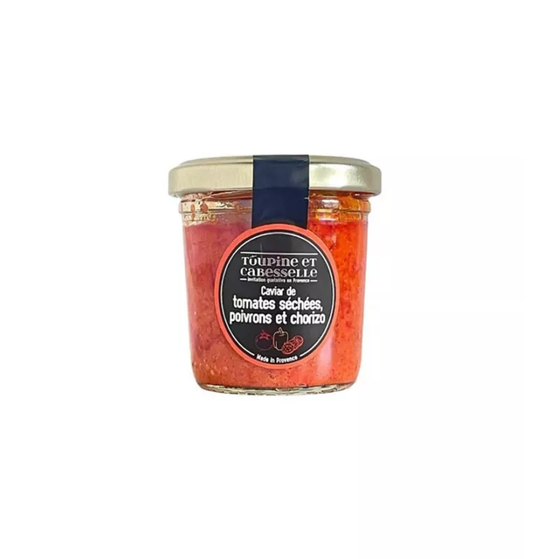 Caviar de Tomates Séchées, Poivrons et Chorizo 90g Caviar de Tomates Séchées, Poivrons et Chorizo 90g