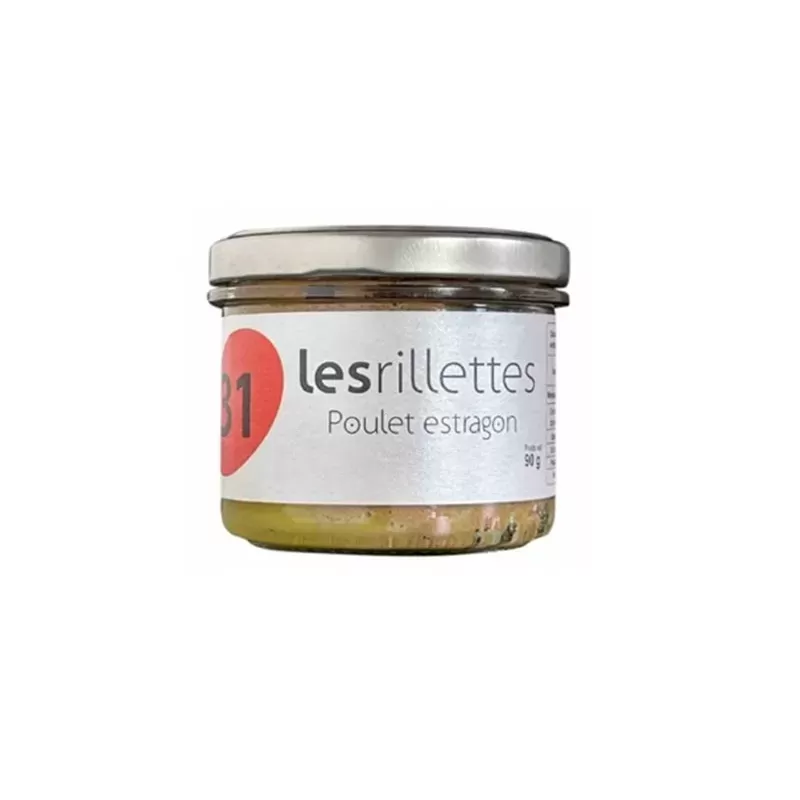 Rillettes de Poulet à l'Estragon 90g Secrets de Famille
