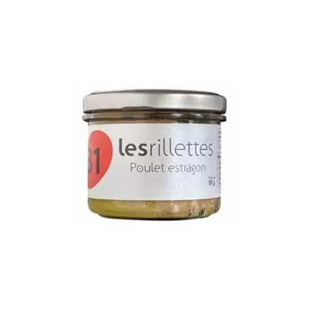 Rillettes de Poulet à l'Estragon 90g Secrets de Famille