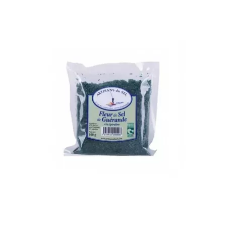 Fleur de sel à la Spiruline 100g Artisans du sel