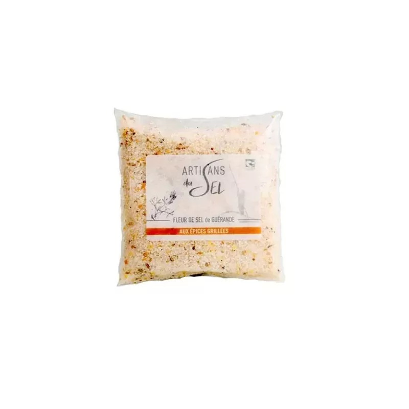 Fleur de Sel de Guérande aux Épices grillées 100g Artisans du sel