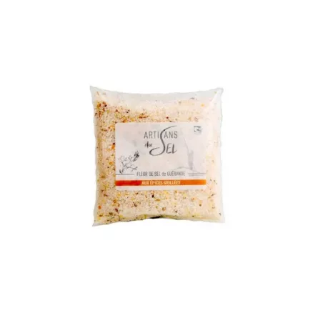 Fleur de Sel de Guérande aux Épices grillées 100g Artisans du sel