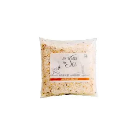 Fleur de Sel de Guérande aux Épices grillées 100g Artisans du sel