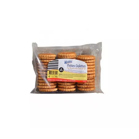 Barquette de Petites Galettes Pur Beurre à la Fleur de Sel 325g - Kerlann Biscuiterie de Kerlann