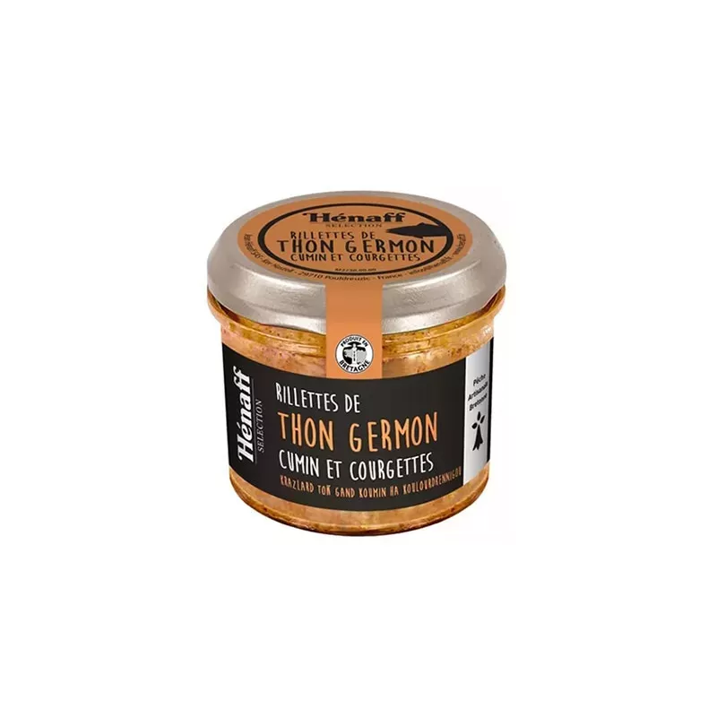 Rillettes de Thon Cumin et Courgettes 90g HENAFF