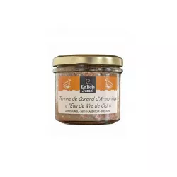 Terrine de Canard d'Armorique à l'Eau de Vie de Cidre, produit artisanal breton en pot de 90g