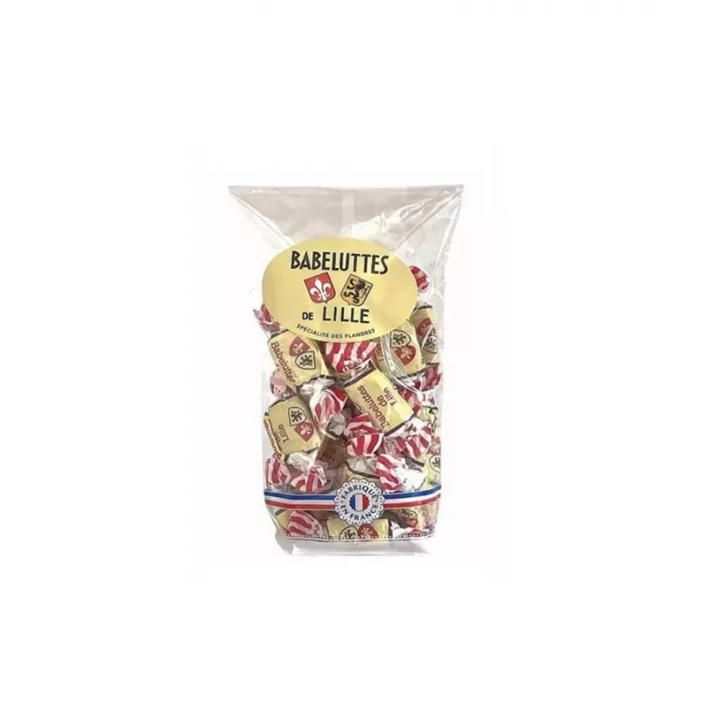 Babeluttes de Lille individuelles, bonbons au caramel fondant.