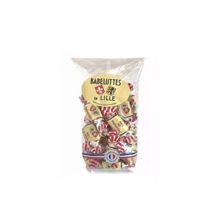 Babeluttes de Lille individuelles, bonbons au caramel fondant.
